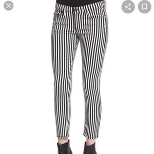 Rag&bone Jeans black and white stripes size 26 beetle juice
